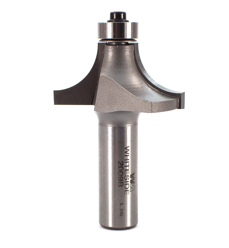 2009B Roundover Router Bit 1/2" SH 9/16" R X 1-5/8" D X 3/4" CL